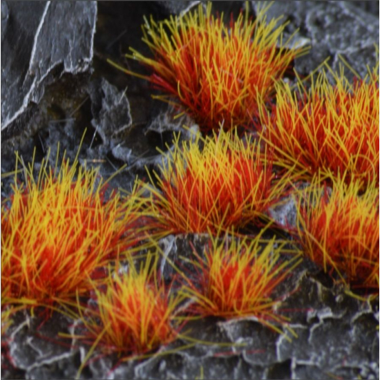 Gamers Grass Special Tufts – 6 mm – Alien Fire Tuft (Wild) | Ogniste kępki trawy do podstawek i dioram sci-fi/fantasy